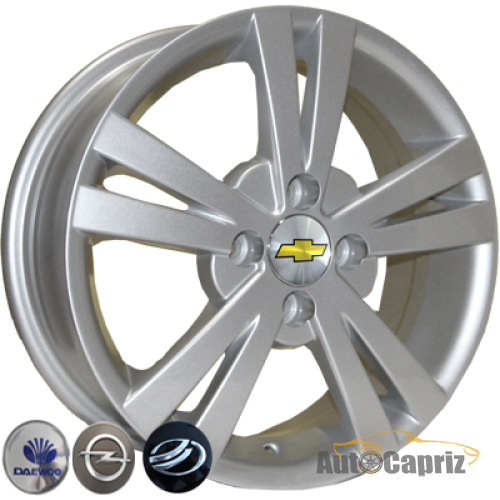 Диски Replica Opel Z614 S R15 W6.0 PCD4x100 ET44 DIA56.6